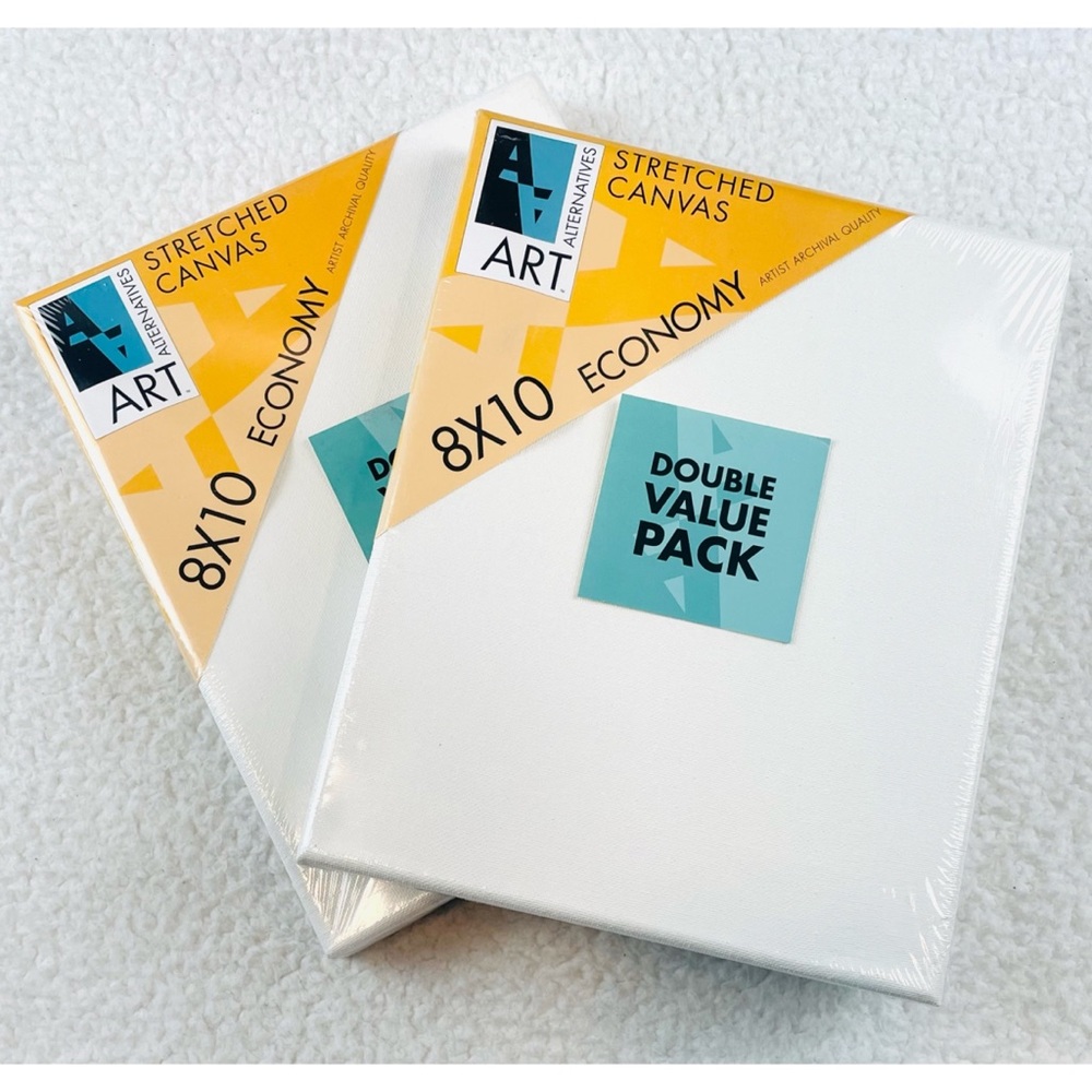 (NWT) ART ALTERNATIVES • Set of 4 8x10 Stretched Canvases